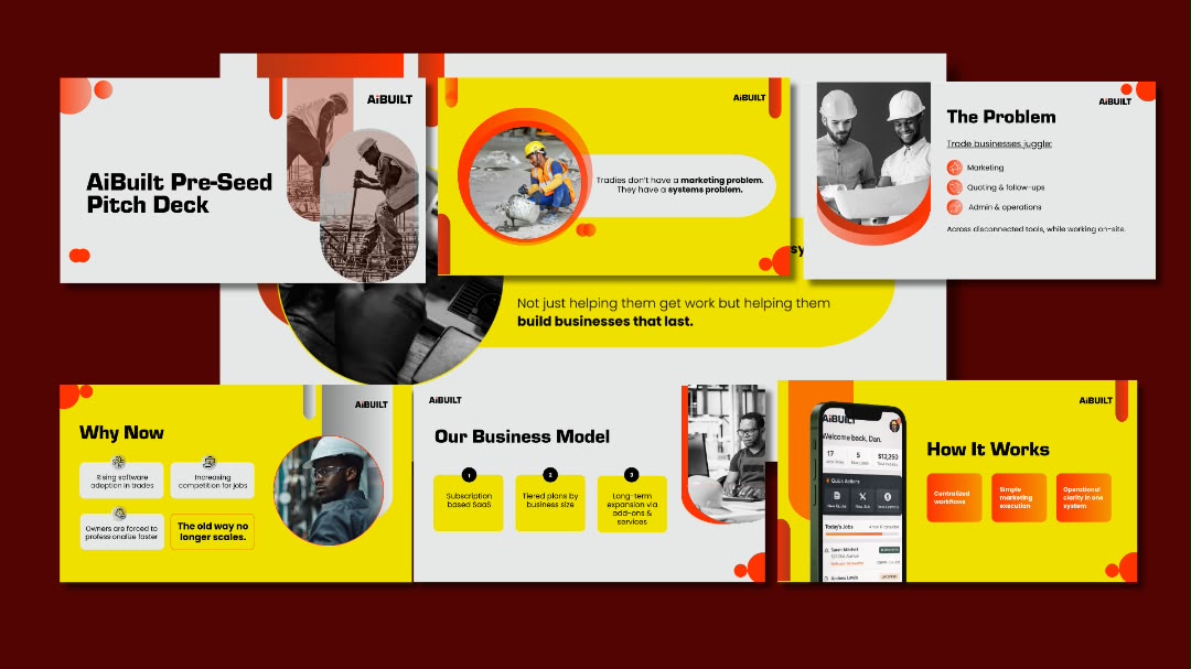 Presentation slide mockup 1
