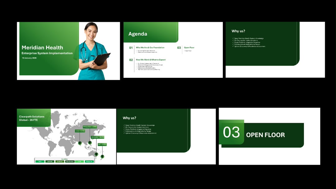 Presentation slide mockup 1