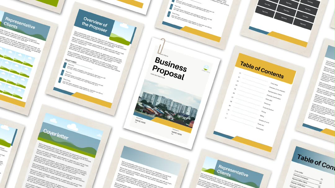 Presentation slide mockup 1